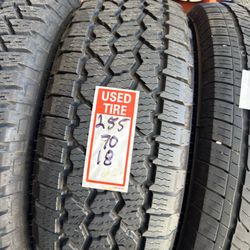 255/70/18 one tire used good condition 🛞🦈