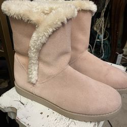 Pink Boots Size 10
