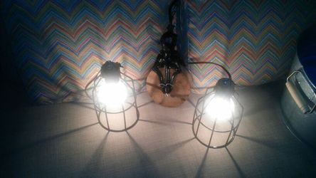 Handmade hanging light