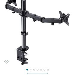 Er Gear Dual Monitor Table Stand Mount in Black