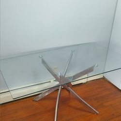 Glass Top Dinning Table 
