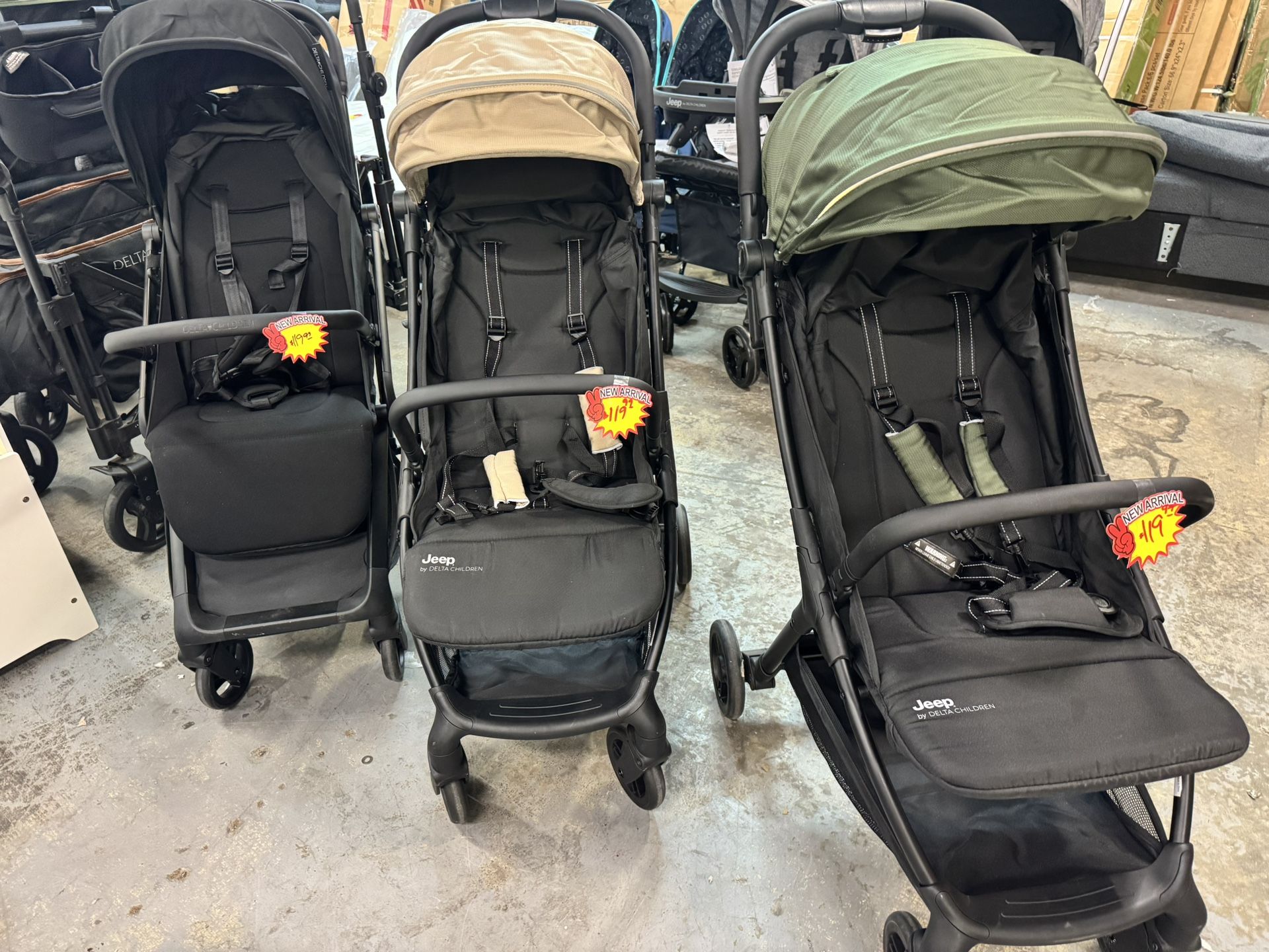 New Jeep Stroller $119.99 Each 