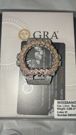 Gshock moissanite bezel