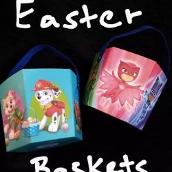 Easter bucket "baskets"