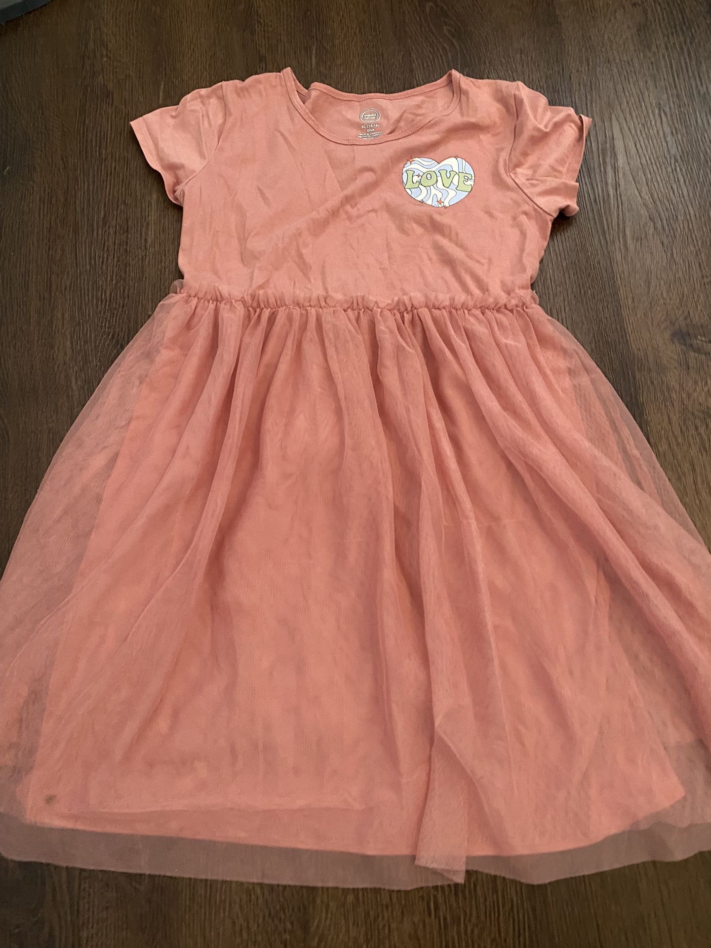 Girls Mauve Pink Tutu Dress Size 14/16 By Wonder Nation #10