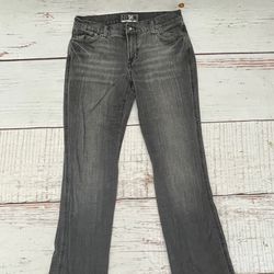 NY&C Platinum Womens Bootcut Jeans Black Cotton  Women size 6