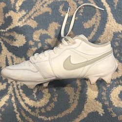 Jordan 1 Low Top White Cleats