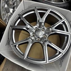 Jeep TrackHawk Style F283 22x10 5x127 +35 Wheels Finance available Jeep Grand Cherokee Rims