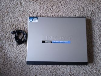 Cisco Linksys  (SRW224P) 24-Ports Rack-Mountable Ethernet Switch