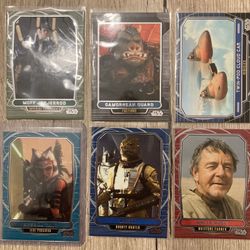 Lot of 6 Star Wars Cards (Asoka)
