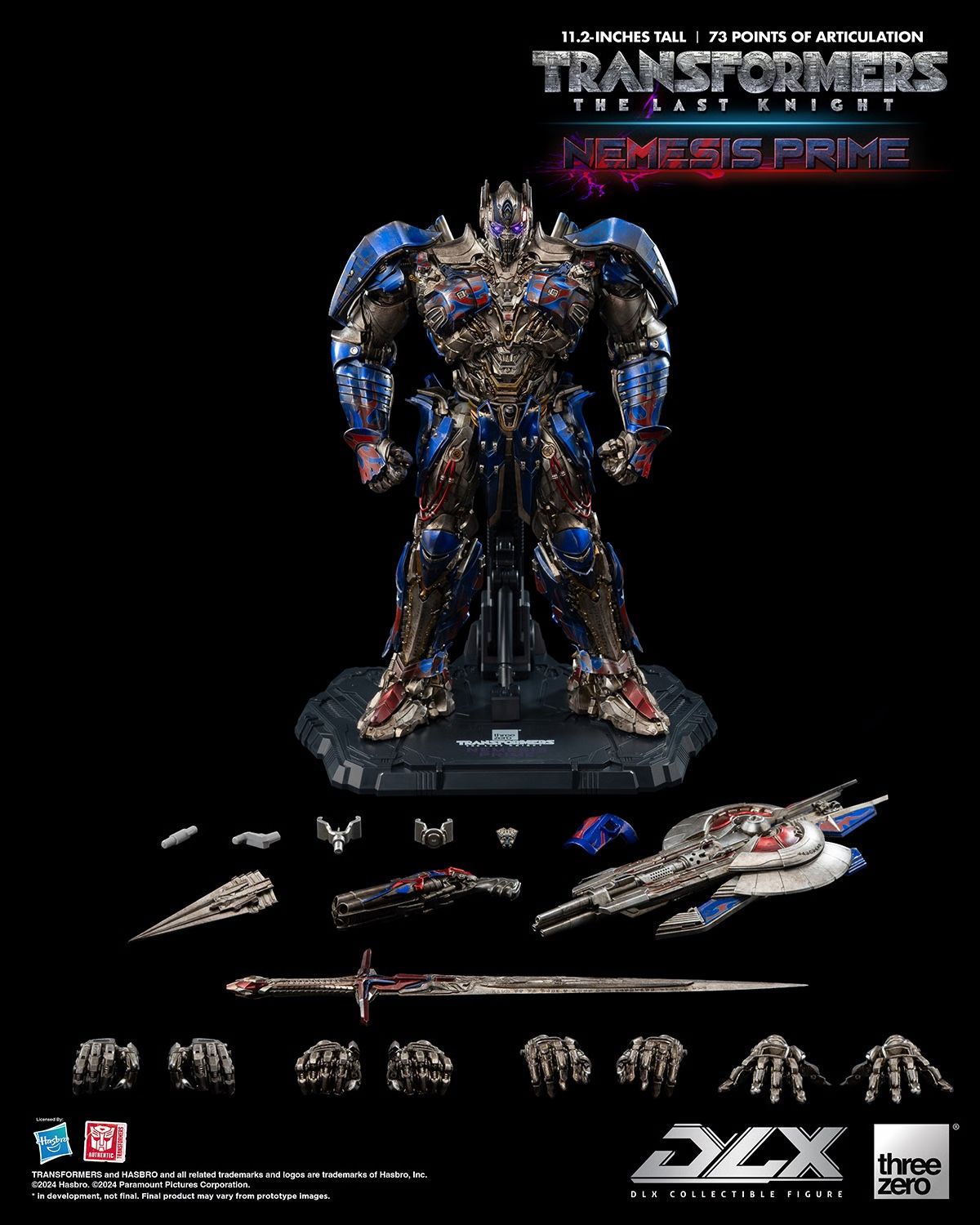 THREEZERO Transformers DLX Nemesis Prime The Last Knight Star Wars Marvel Hot Toys Optimus Prime