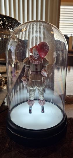 IT Pennywise Bell Jar Light Touch On And Off 8" / Welcome To Derry / Horror / Movies / Collectible / Collector / Memorabilia / Man Cave / Decorative