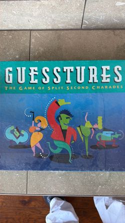 Guesstures Board Game – Split-Second Charades