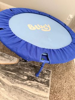 Kids trampoline bluey
