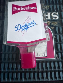 LA Dodgers Bud keg tap top