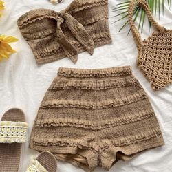 2piece Nude Set