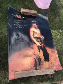 Big ass laminator Bruce Lee poster