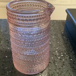 Vintage Pink Vase  6 1/2 Tall  