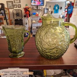 Anchor Hocking Avocado Set