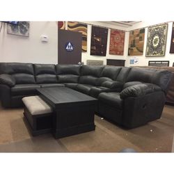 Reclining Sectional Available For Immediate Delivery 