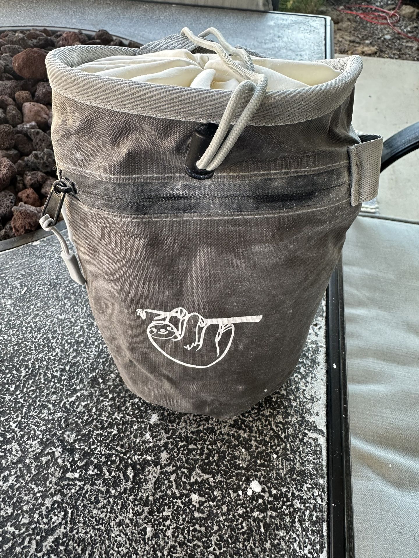 Sloth Chalk Bag For Rock Climbing CrossFit Weight Lifting
