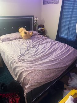 Queen size bed with matress