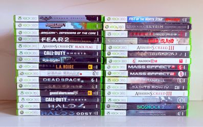 30 Xbox 360 Games