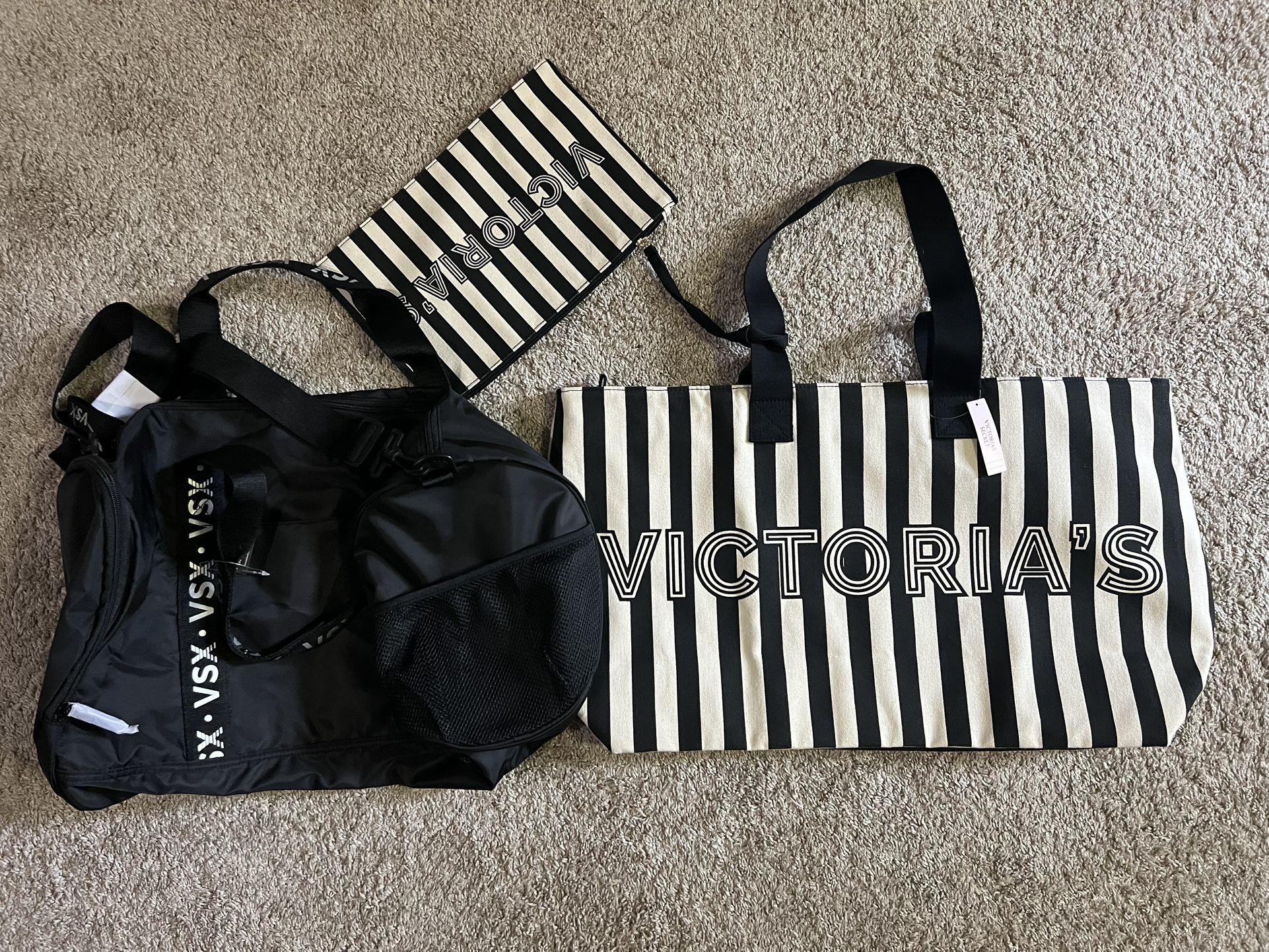 NEW Victoria’s Secret Bag, Weekender w/wristlet, Duffle or Workout Bag