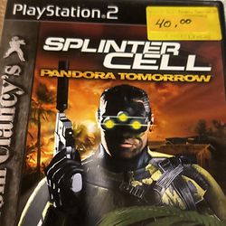 Playstation 2 Splinter Cell Pandora Tomorrow