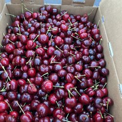 sweet fresh cherries