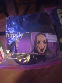 Friendly Ghost Goofy Face Mask