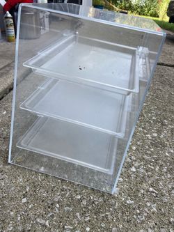 Clear Acrylic 3-Tier Display Case