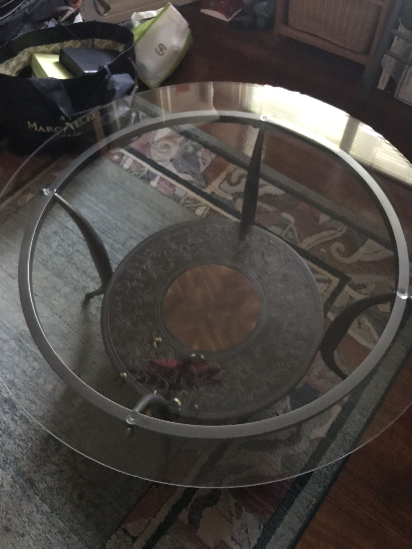 Round side or coffee table