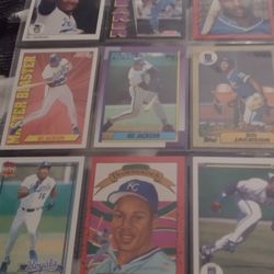Vintage Assorted Bo Jackson Cards. Topps 97 Upper Deck. Donruss, Score Lot Of 9 Cards Cash Porch Pickup Redmond 