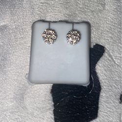 Dimond Cluster Earrings 