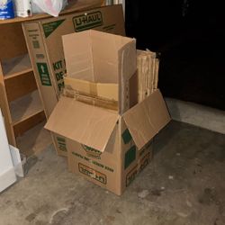 Moving Boxes With TV Box