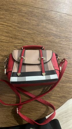 Plaid purse