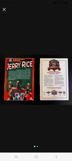 49ers Vintage Unopened Cereal Box’s Plus Card Set