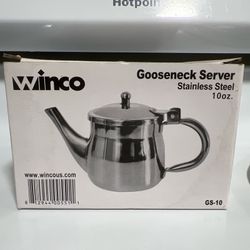 Winco gooseneck coffee creamer tea server NEW IN BOX (10 total)
