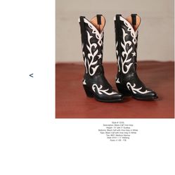Leddy Vaquero Custom Hand Made Womens Boots!