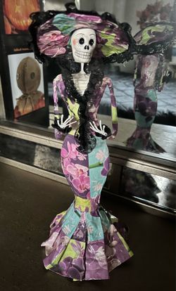 Decorative Paper Mache Figurine La Catrina
