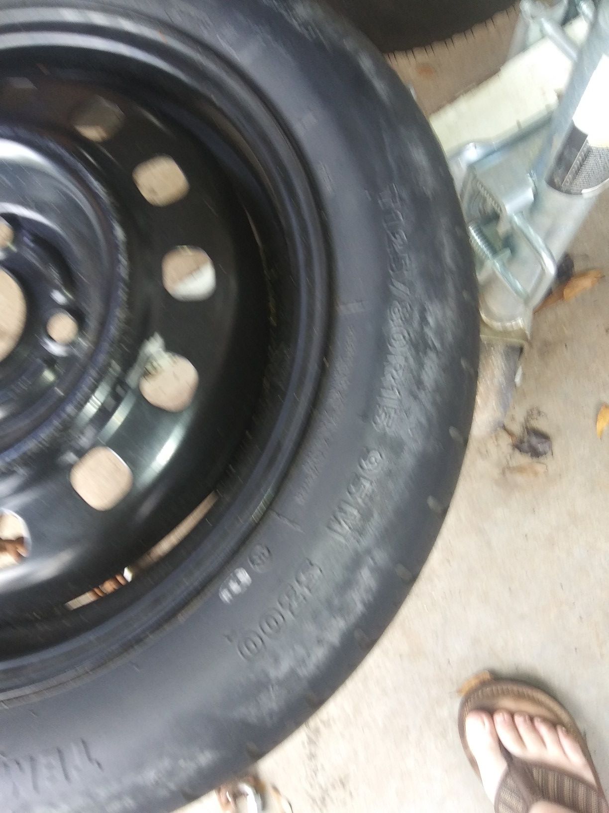 t120/80/r15 spare tire for 2007 ford focus
