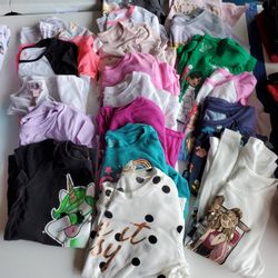 29 Pcs Girls Shirts/pants Size 7-8