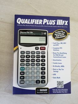 qualifier plus III fx