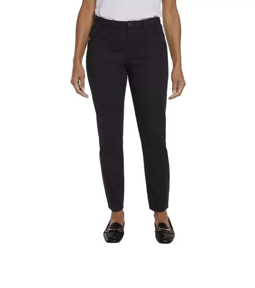 Banana Republic Women’s High-Rise Twill Pants – Black, Size 6