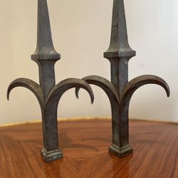 Antique Spires - Iron - Pair