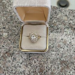 14k Gold Ring With CZ