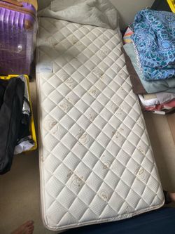 Twin size mattress and Bunky board