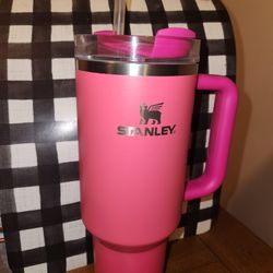 40oz Hot Pink Stanley Cup