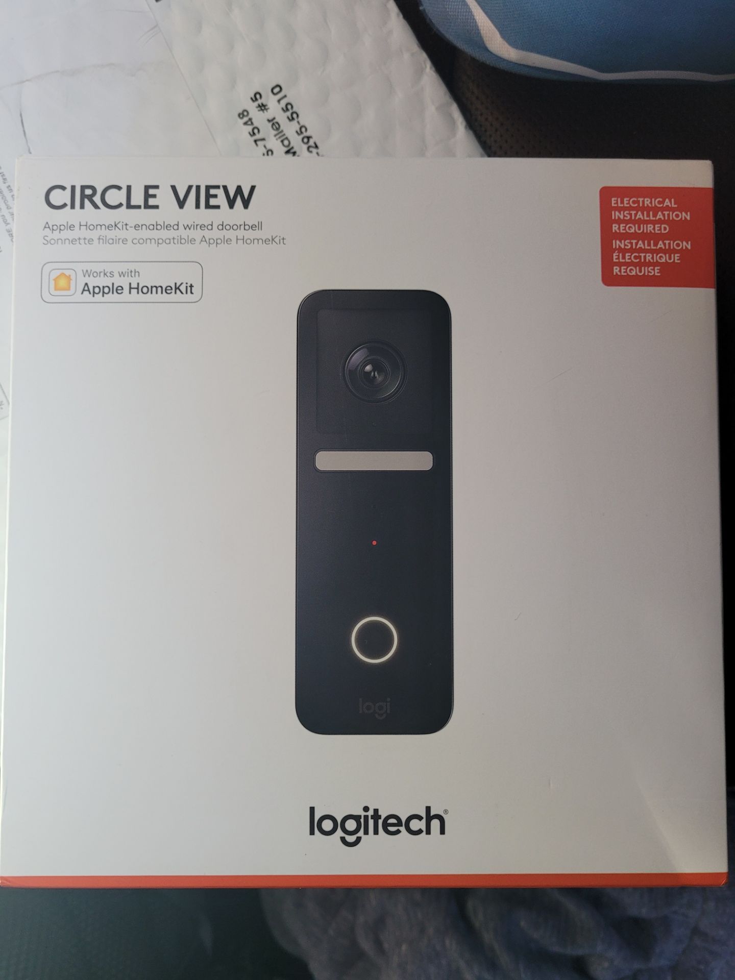LOGITECH CIRCLE VIEW. SMART CAMERA DOOR BELL. NEW IN THE PACKAGE. LO